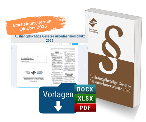 Änderungen aushangpflichtigen Gesetze  und Verordnungen 2026